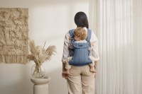 Little Pea BabyBjorn Μάρσιπος Harmony Blue Woven Melange_lifestyle